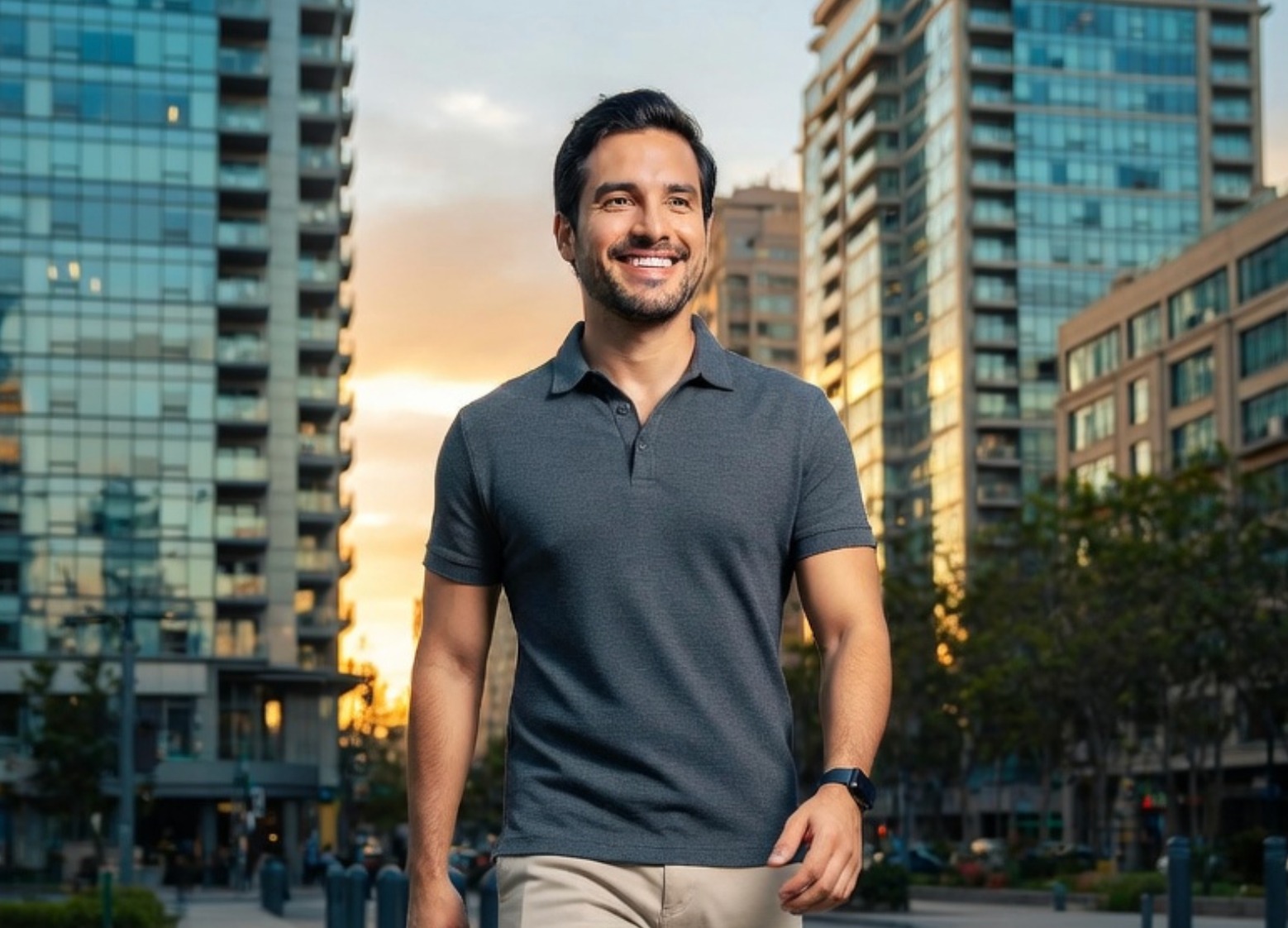 Nicolás, personaje digital masculino urbano creado con IA para marca de salud sexual — Dos Players